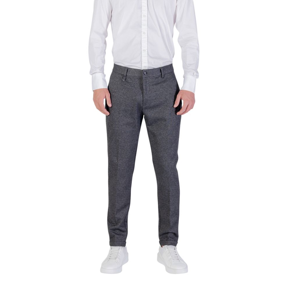 Antony Morato Gray Polyester Skinny Pants | Regal Royce