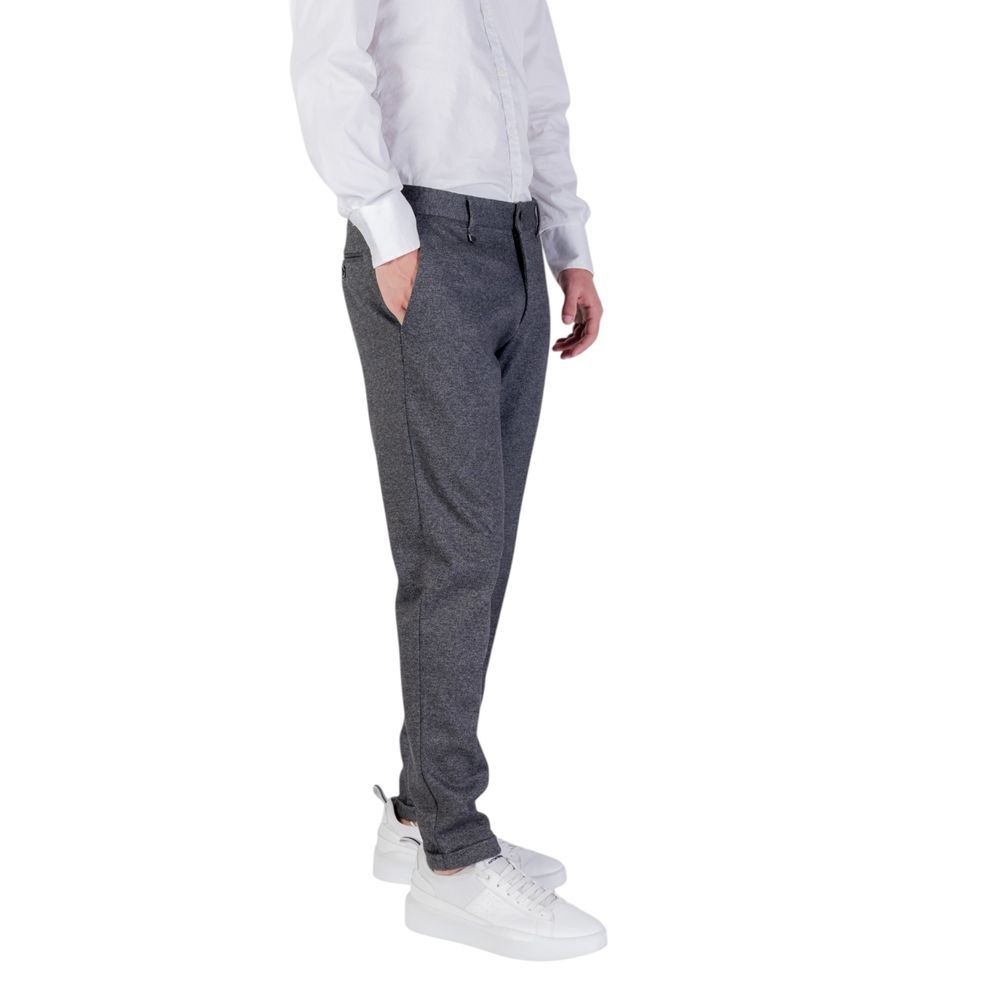 Antony Morato Gray Polyester Skinny Pants | Regal Royce