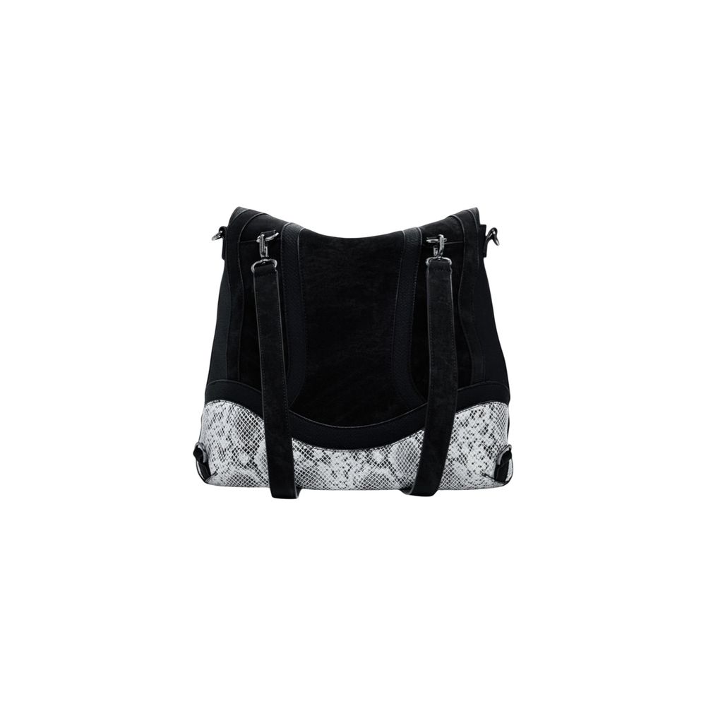 Desigual Black Polyethylene Backpack | Regal Royce