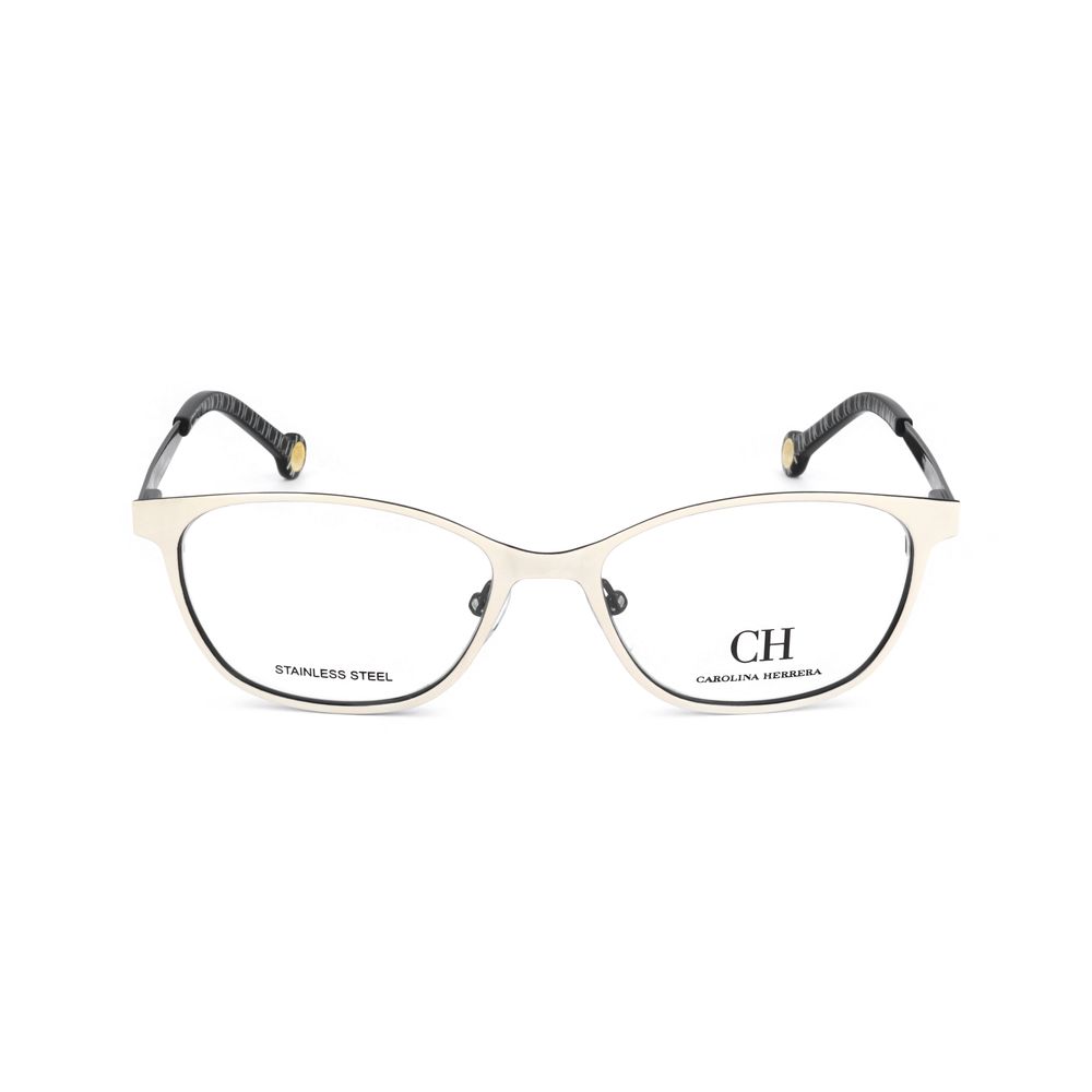 Carolina Herrera Black Stainless Steel Glasses (Frames) | Regal Royce