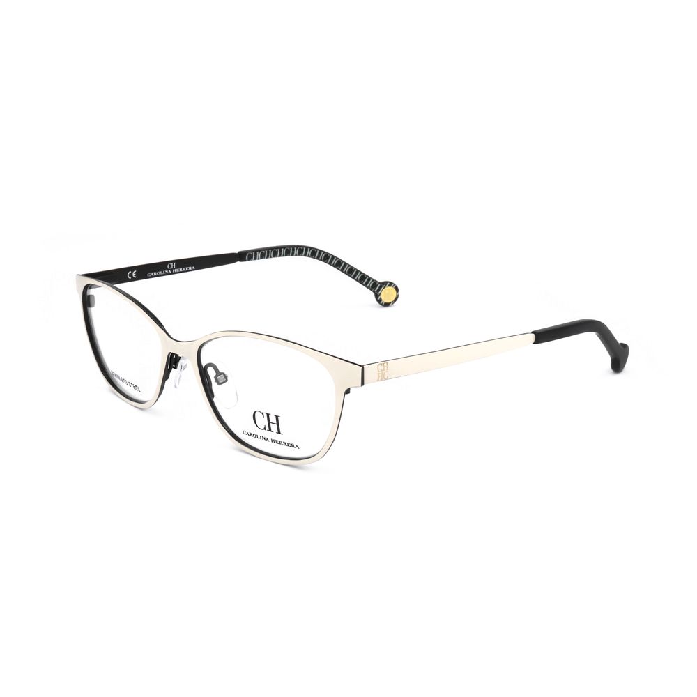 Carolina Herrera Black Stainless Steel Glasses (Frames) | Regal Royce