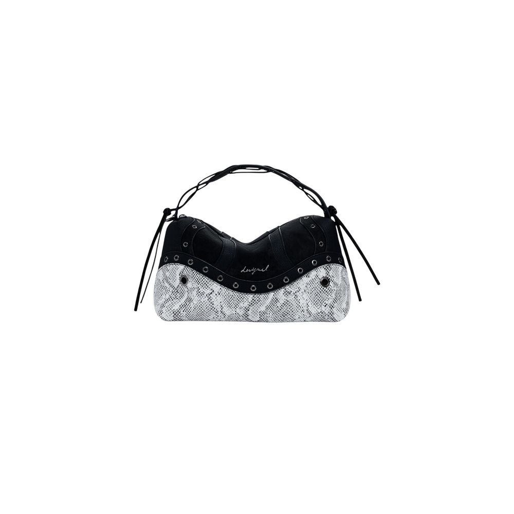 Desigual Black Polyethylene Handbag | Regal Royce