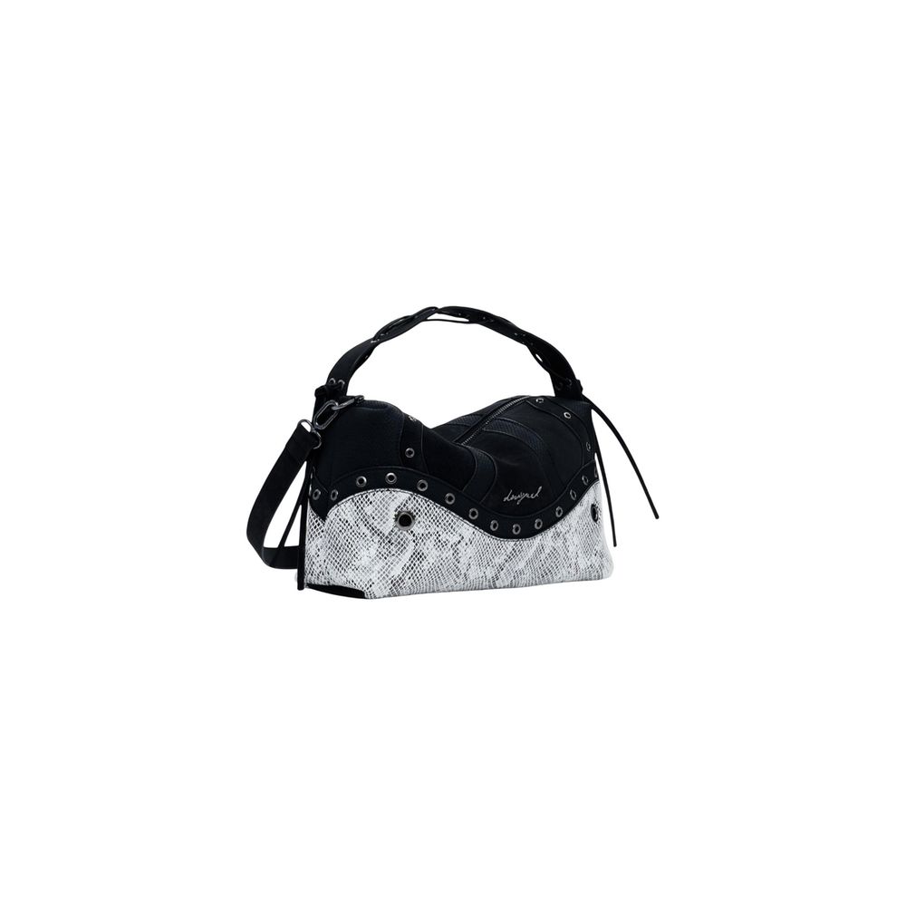 Desigual Black Polyethylene Handbag | Regal Royce