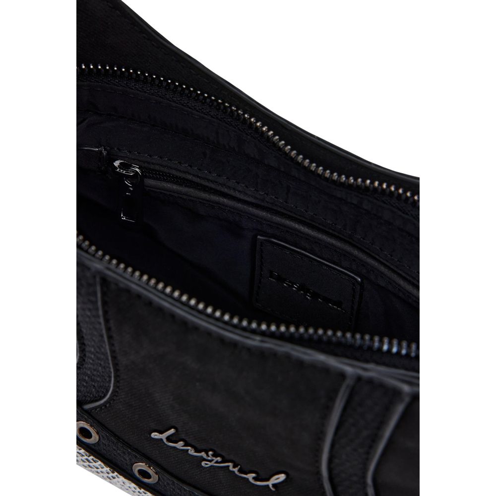 Desigual Black Polyethylene Handbag | Regal Royce