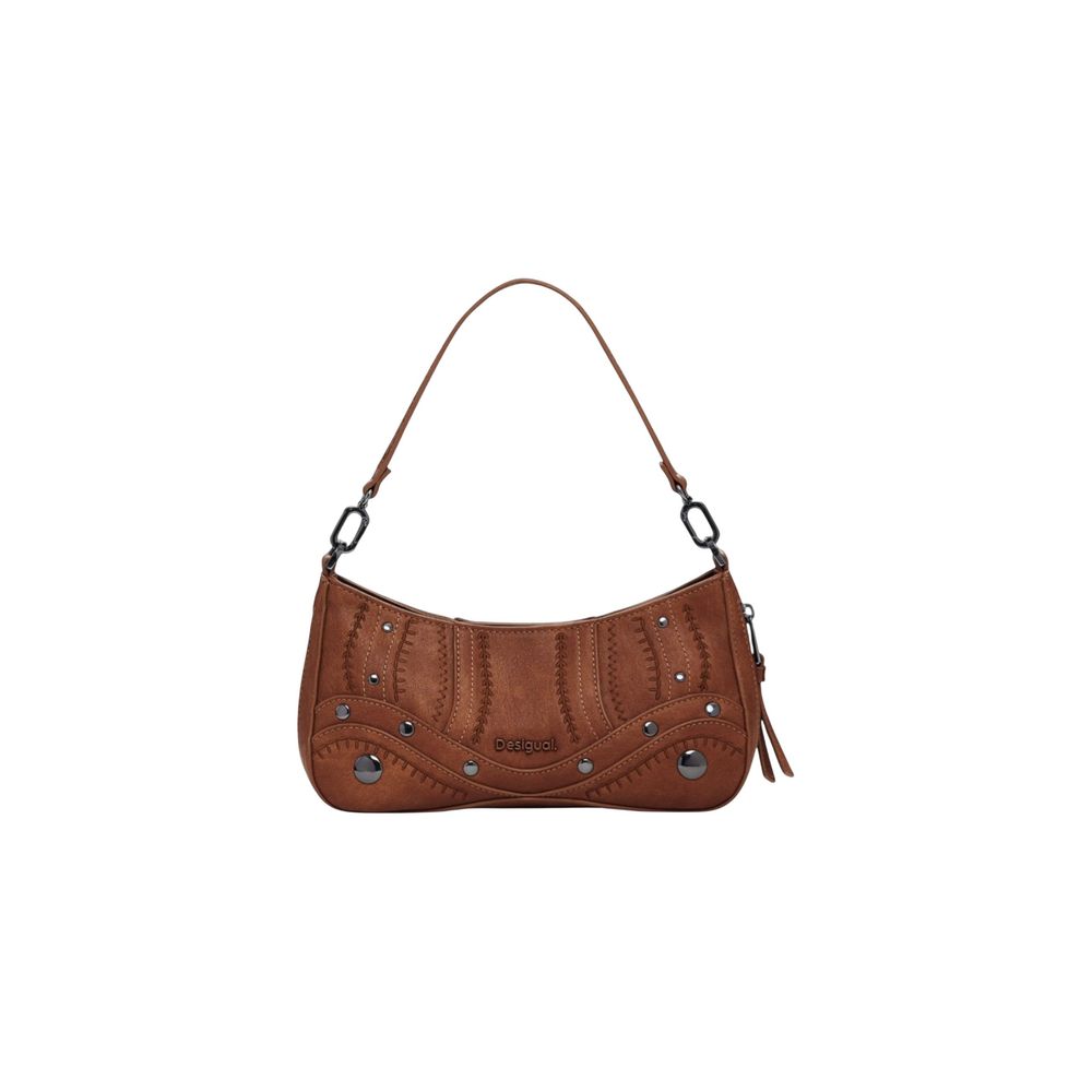 Desigual Beige Polyethylene Handbag | Regal Royce