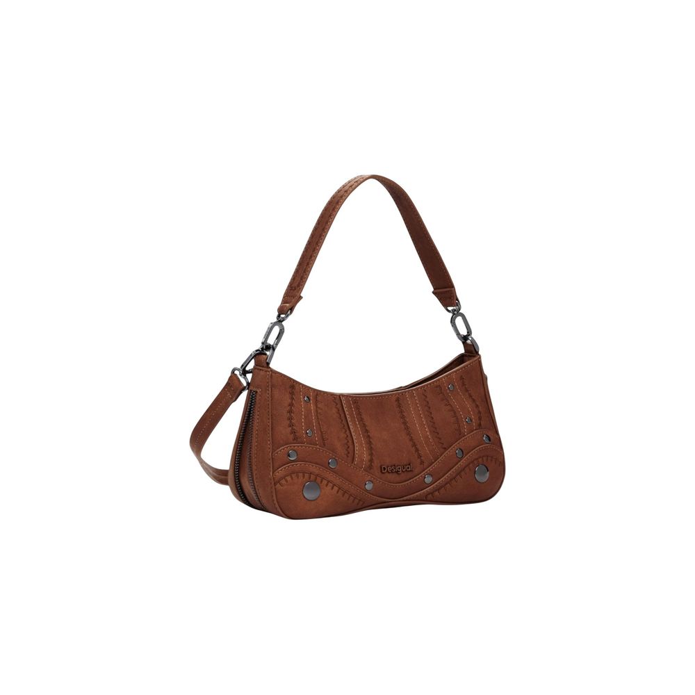 Desigual Beige Polyethylene Handbag | Regal Royce