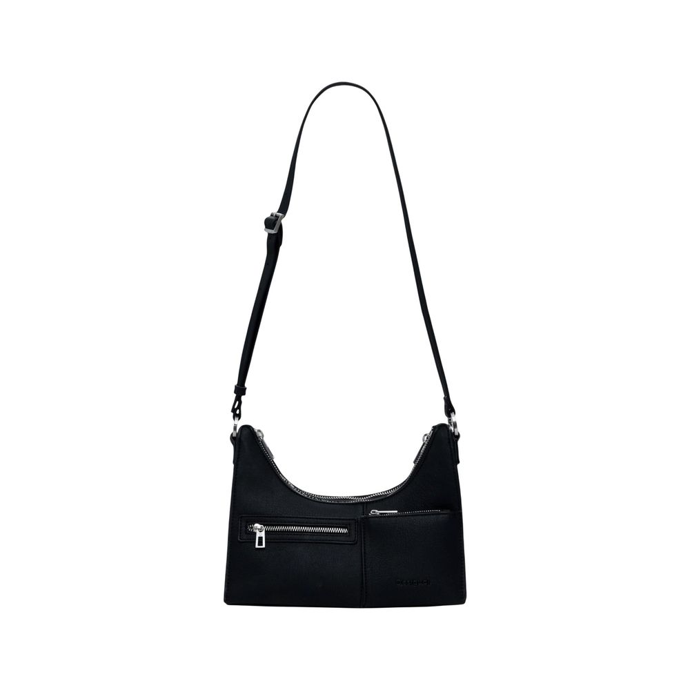 Desigual Black Polyethylene Handbag | Regal Royce