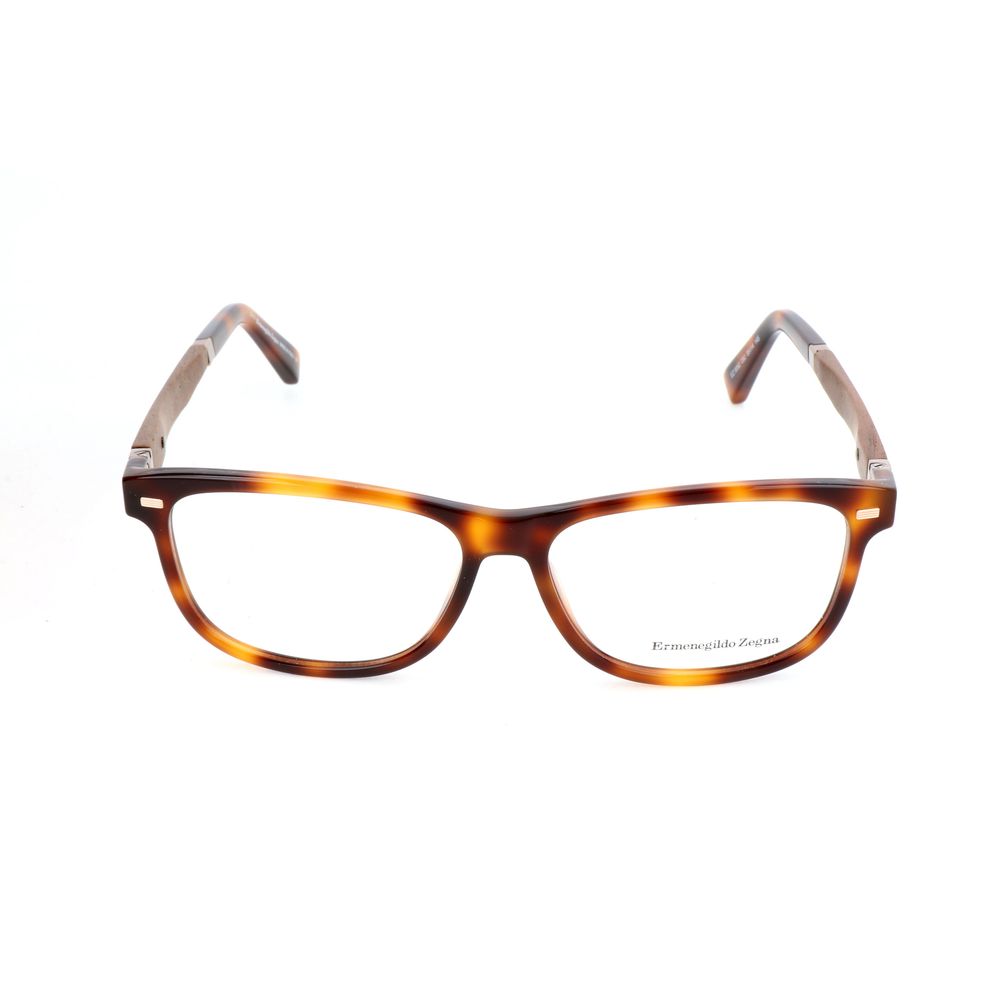 Ermenegildo Zegna Brown Resin Glasses (Frames) | Regal Royce