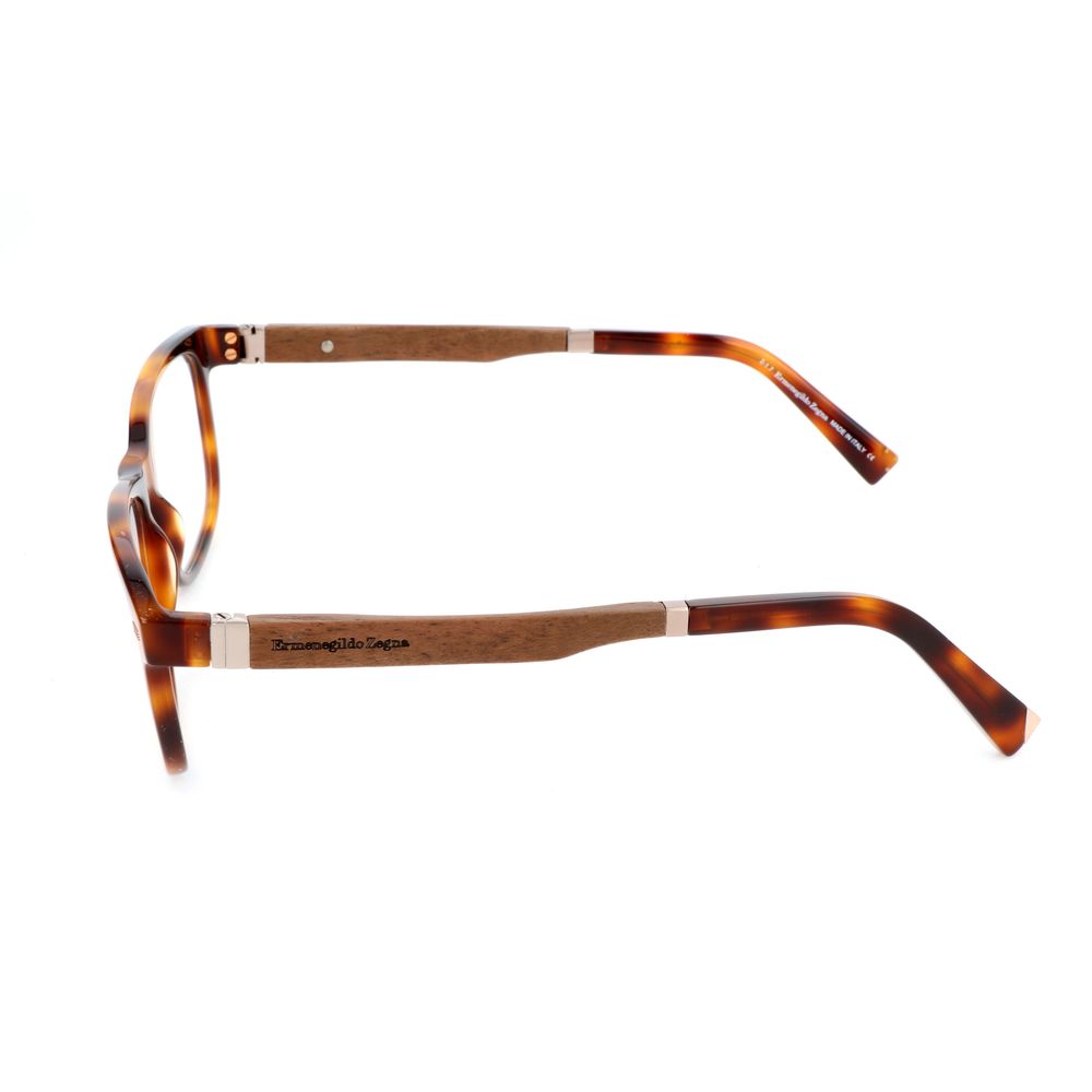 Ermenegildo Zegna Brown Resin Glasses (Frames) | Regal Royce