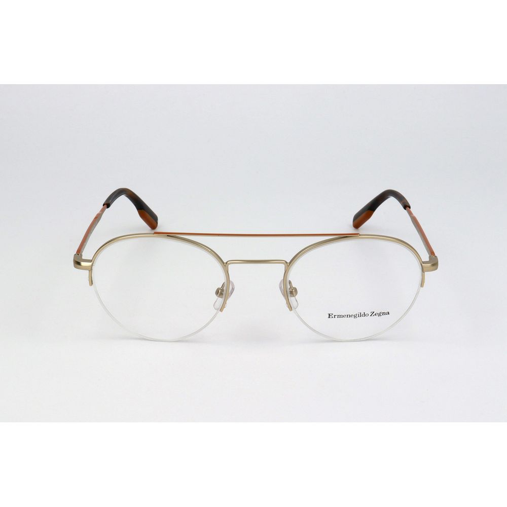 Ermenegildo Zegna Gold Metal Glasses (Frames) | Regal Royce