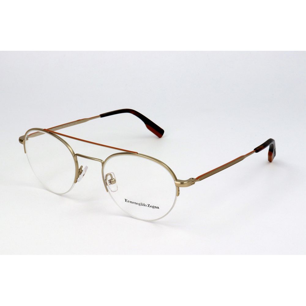 Ermenegildo Zegna Gold Metal Glasses (Frames) | Regal Royce