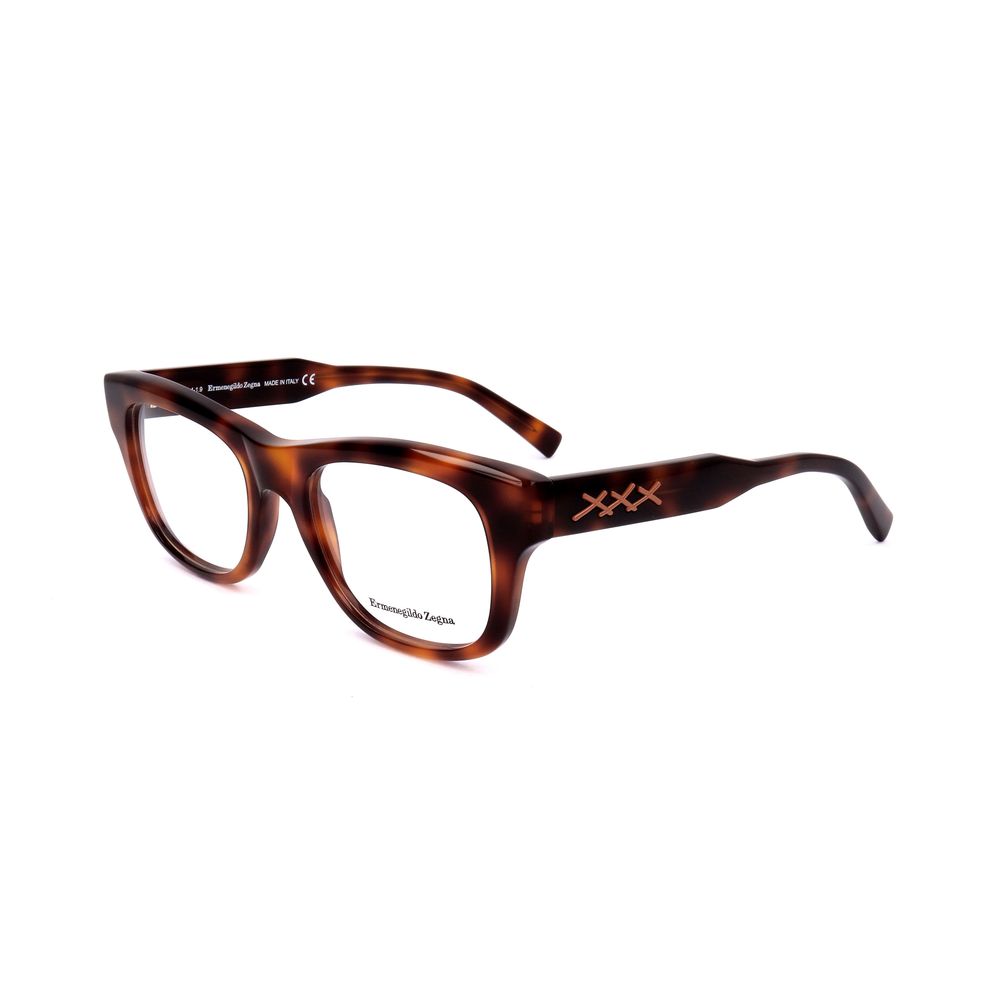 Ermenegildo Zegna Brown Resin Glasses (Frames) | Regal Royce