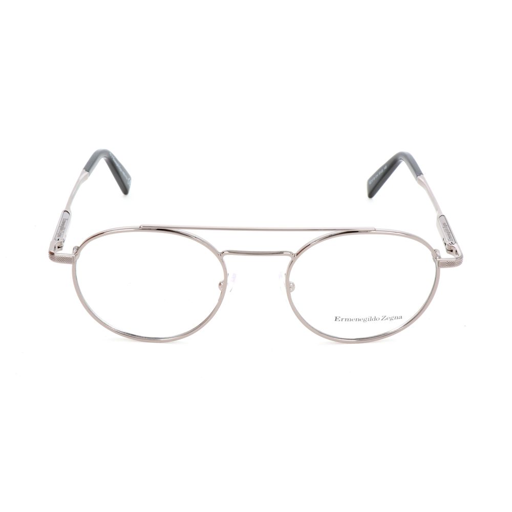 Ermenegildo Zegna Gray Metal Glasses (Frames) | Regal Royce
