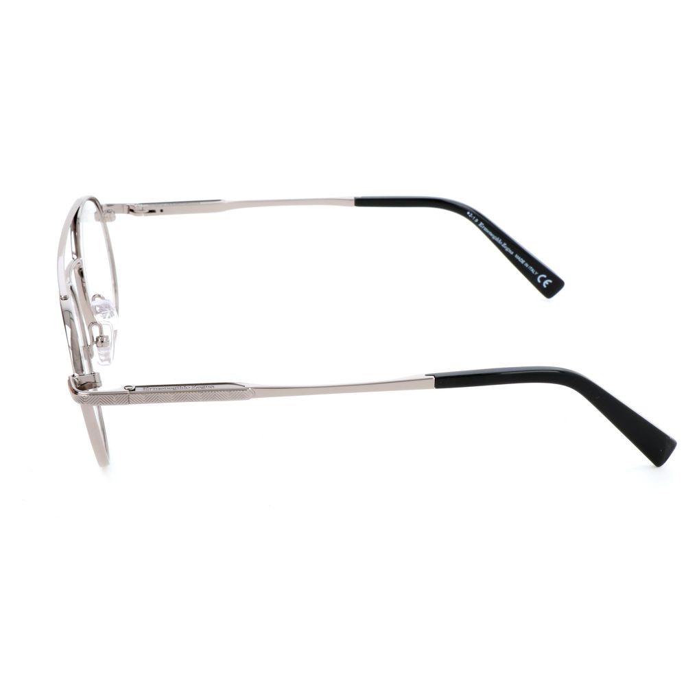 Ermenegildo Zegna Gray Metal Glasses (Frames) | Regal Royce