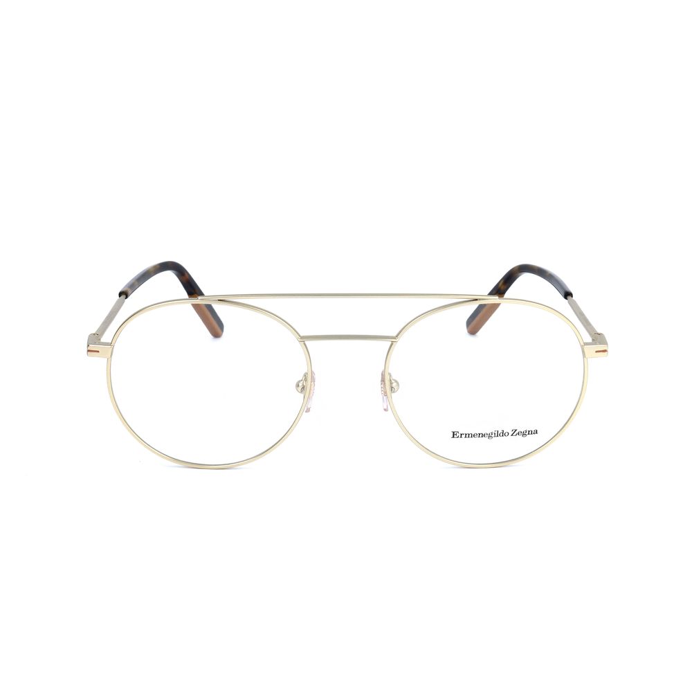 Ermenegildo Zegna Gold Metal Glasses (Frames) | Regal Royce
