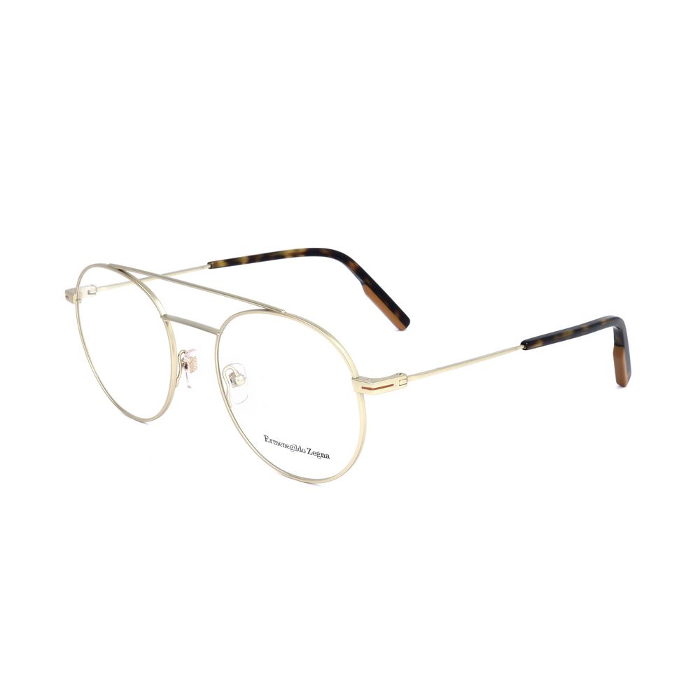 Ermenegildo Zegna Gold Metal Glasses (Frames) | Regal Royce