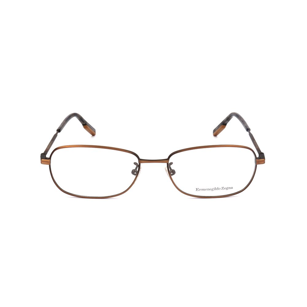 Ermenegildo Zegna Brown Metal Glasses (Frames) | Regal Royce