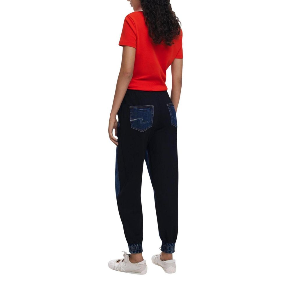 Desigual Blue Cotton Joggers (Workout Pants) | Regal Royce