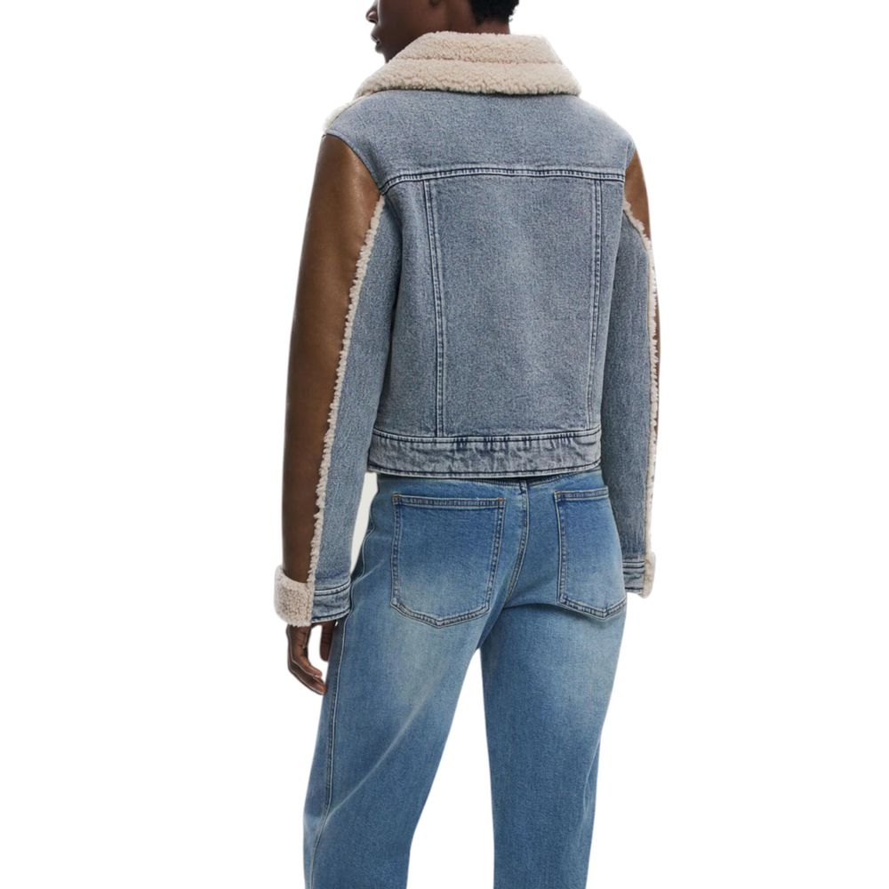 Desigual Beige Cotton Coat | Regal Royce