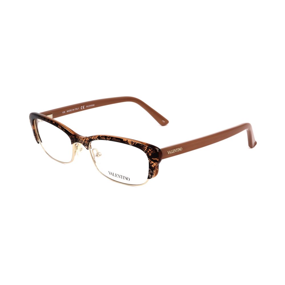 Valentino Brown Metal Glasses (Frames) | Regal Royce