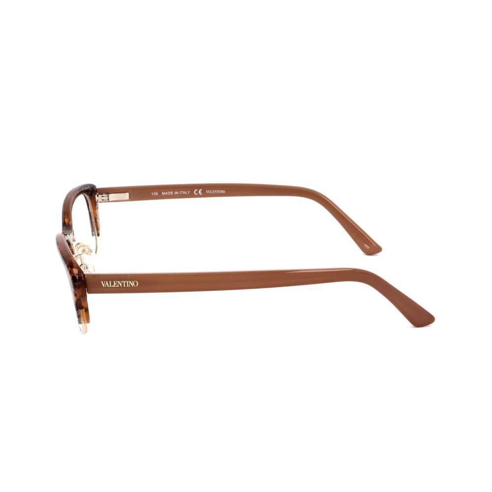 Valentino Brown Metal Glasses (Frames) | Regal Royce