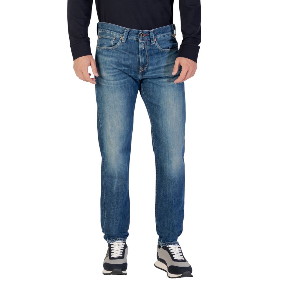 Replay Blue Cotton Skinny Jeans | Regal Royce