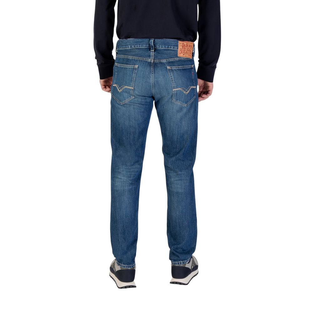 Replay Blue Cotton Skinny Jeans | Regal Royce