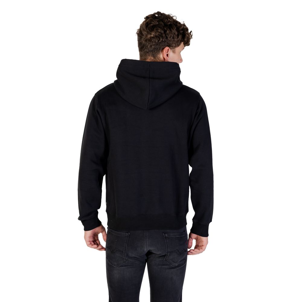 Replay Black Cotton Hoodie | Regal Royce