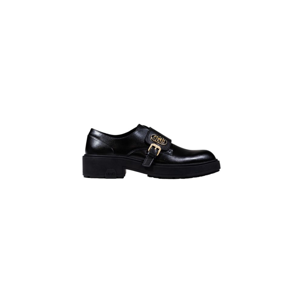 Liu Jo Black Artificial Leather Platform Pumps | Regal Royce