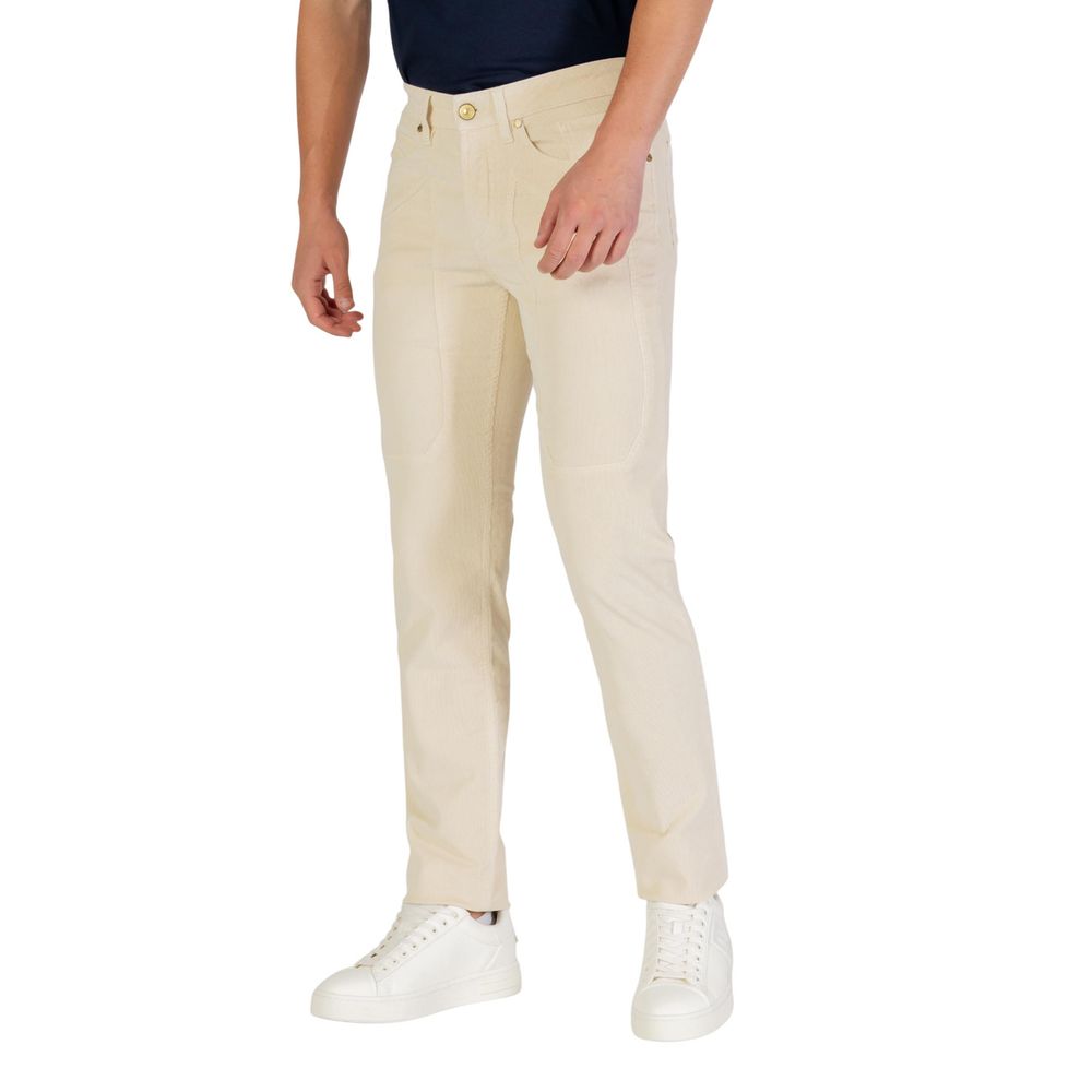 Jeckerson Cream Cotton Skinny Jeans | Regal Royce