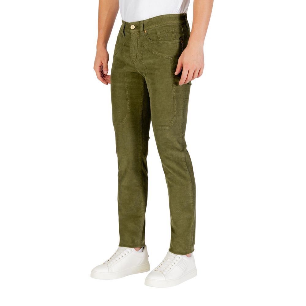 Jeckerson Green Cotton Skinny Jeans | Regal Royce