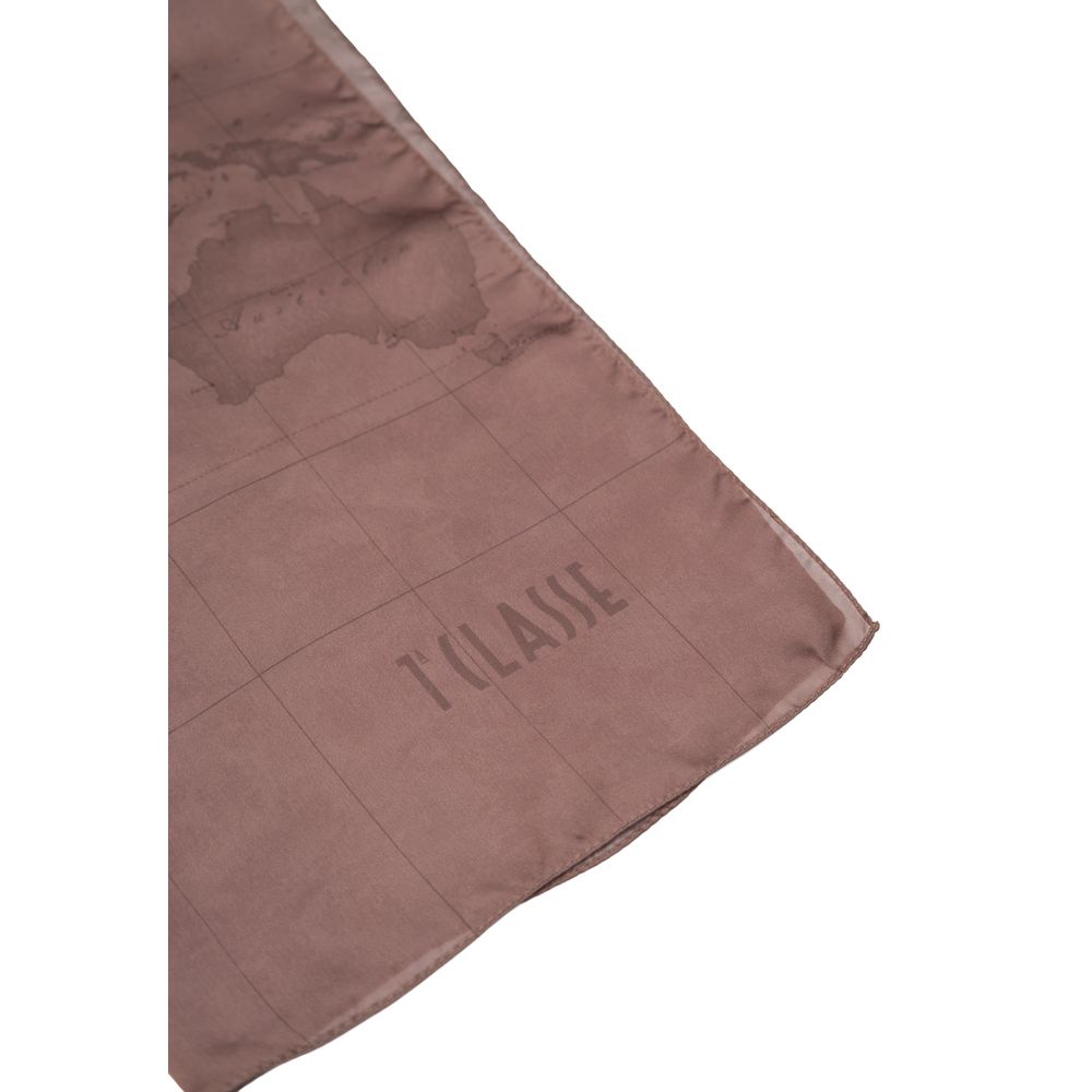 Alviero Martini Prima Classe Gray Polyester Scarf | Regal Royce