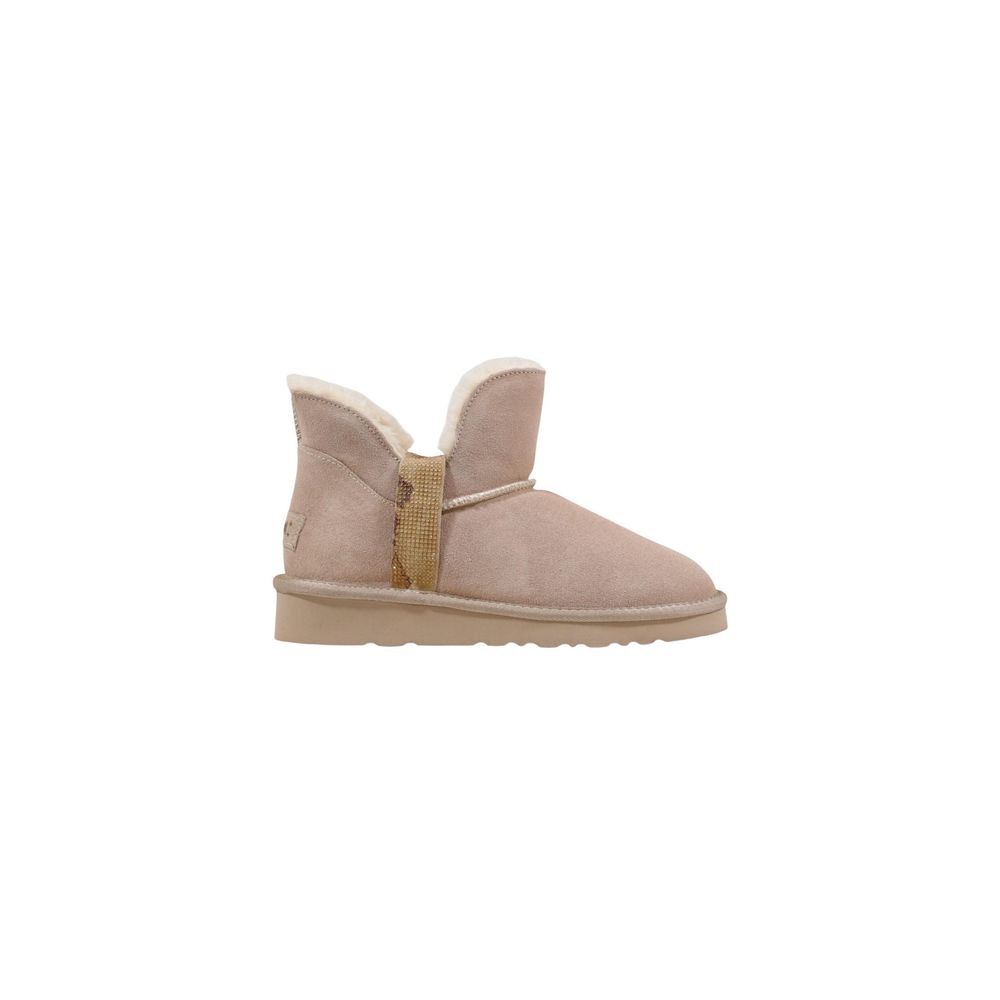 Alviero Martini Prima Classe Beige Leather Ankle Boots | Regal Royce