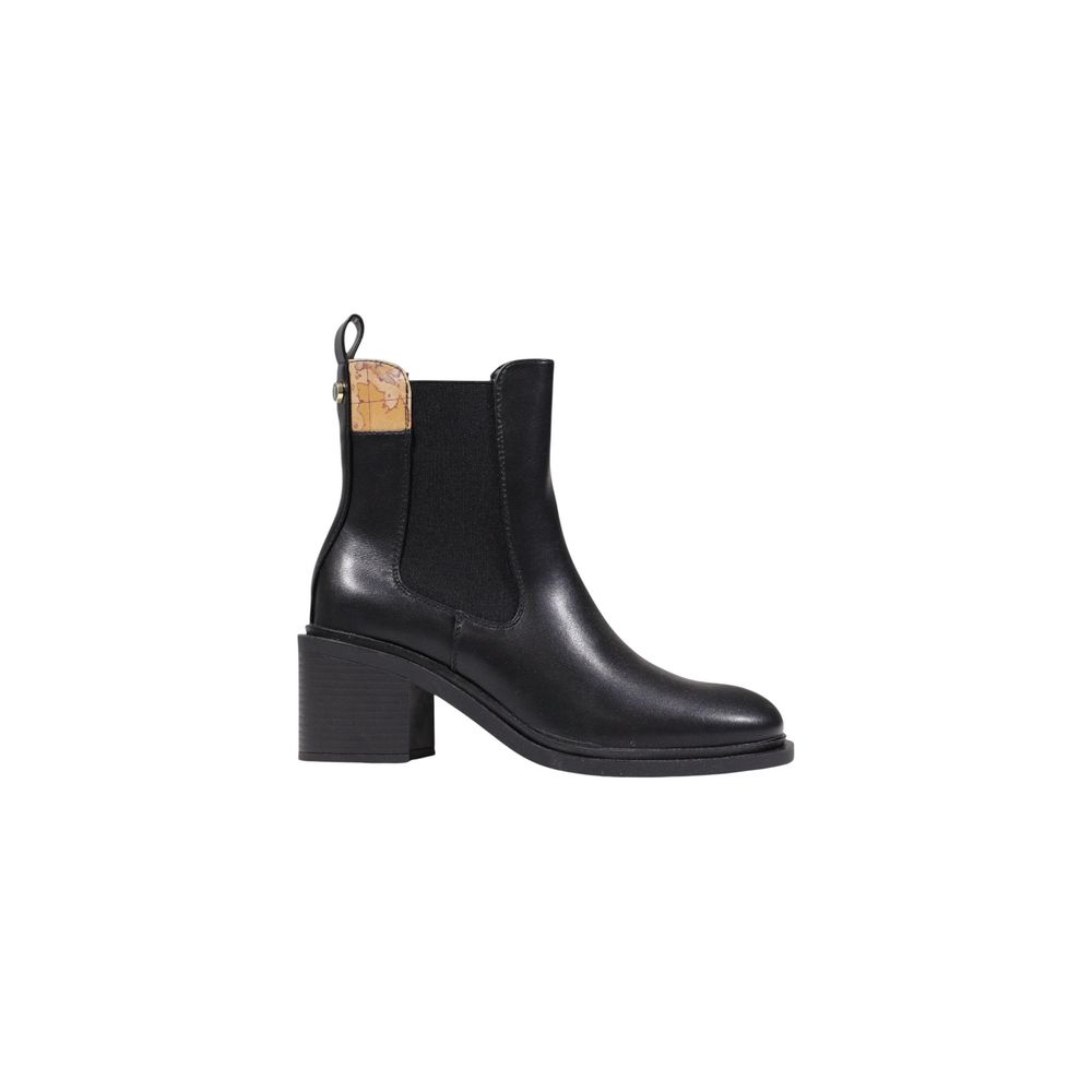 Alviero Martini Prima Classe Black Polyethylene Ankle Boots | Regal Royce