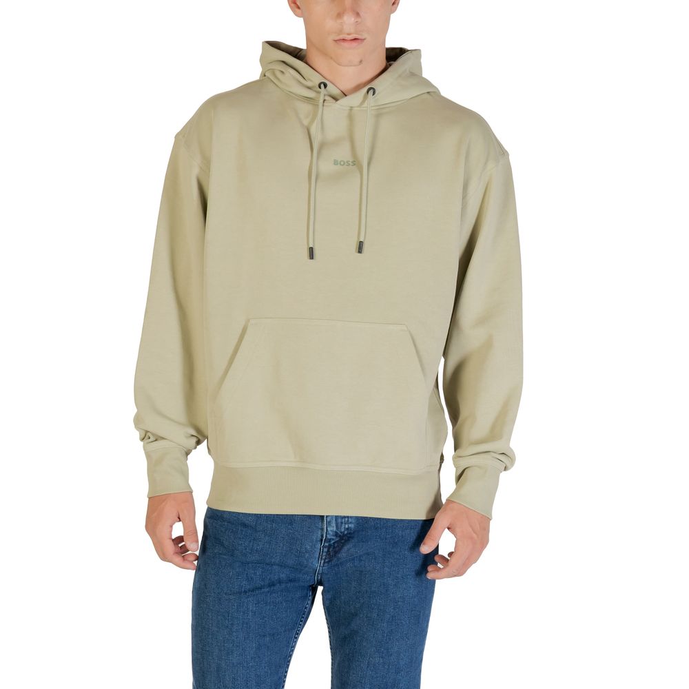 Hugo Boss Green Cotton Hoodie | Regal Royce