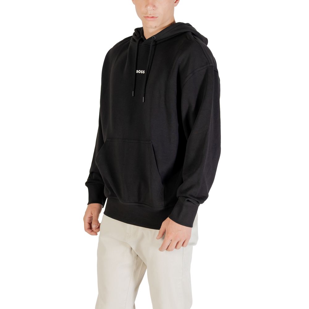 Hugo Boss Black Cotton Hoodie | Regal Royce