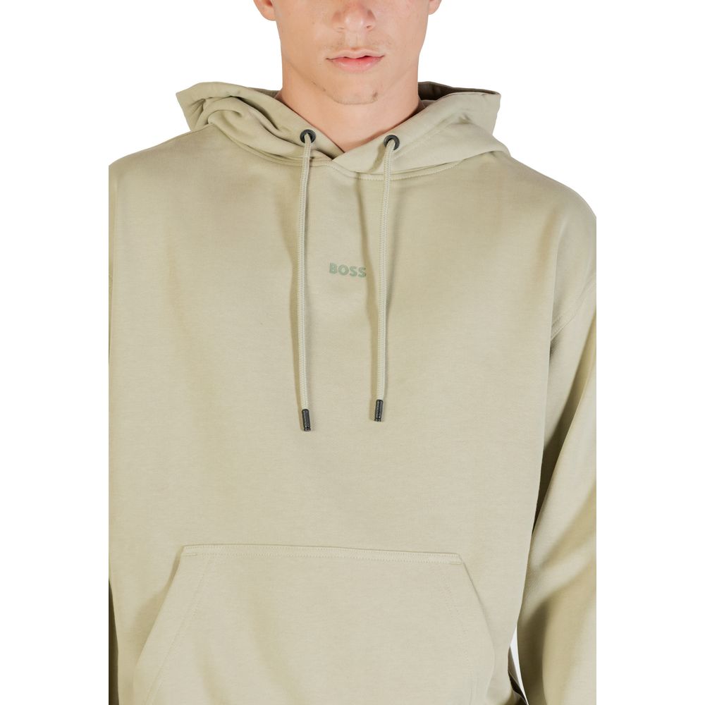 Hugo Boss Green Cotton Hoodie | Regal Royce