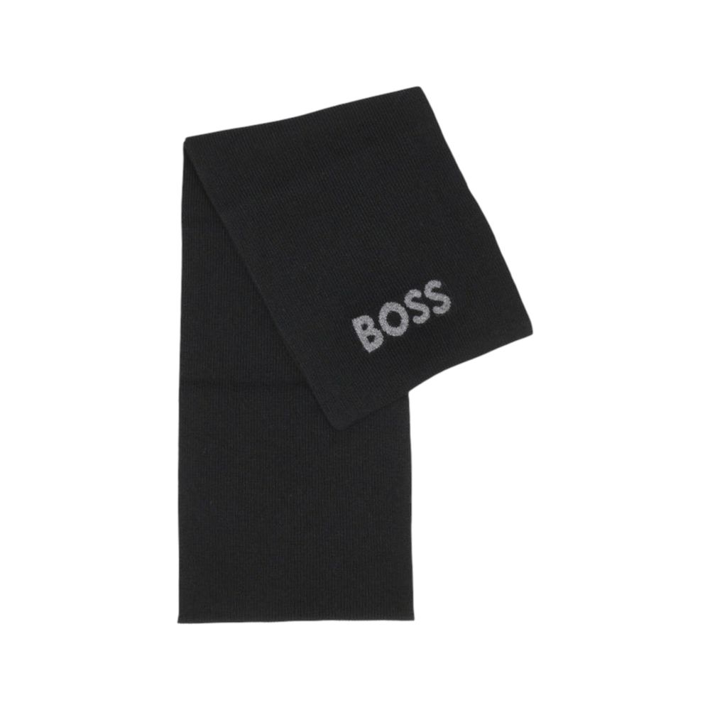 Hugo Boss Black Polyacrylic Scarf | Regal Royce
