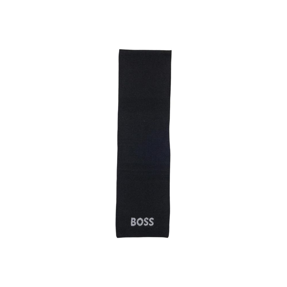 Hugo Boss Black Polyacrylic Scarf | Regal Royce