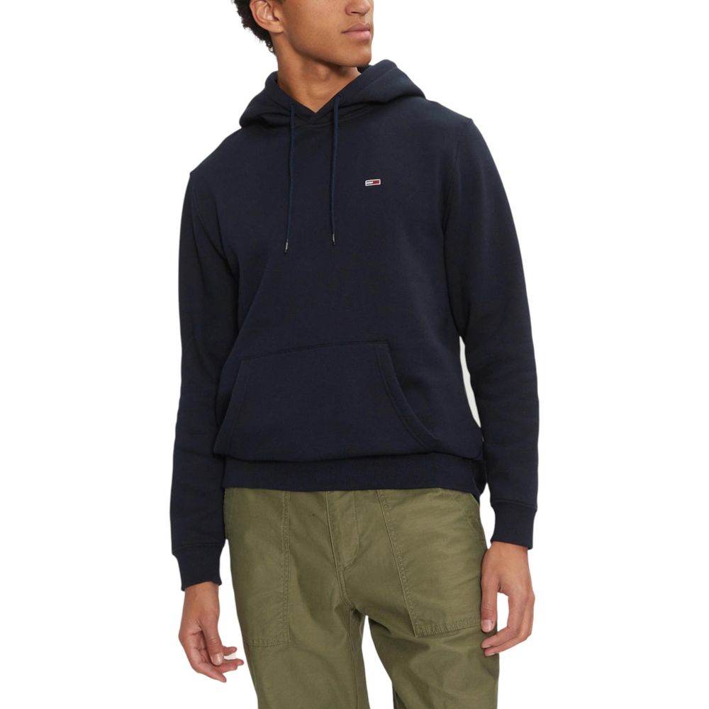 Tommy Hilfiger Jeans Blue Cotton Hoodie | Regal Royce