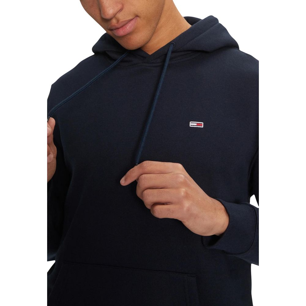 Tommy Hilfiger Jeans Blue Cotton Hoodie | Regal Royce