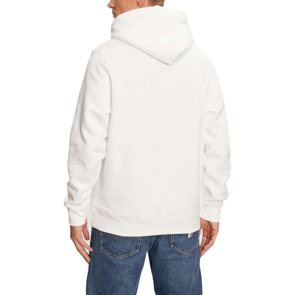 Tommy Hilfiger Jeans White Cotton Hoodie | Regal Royce