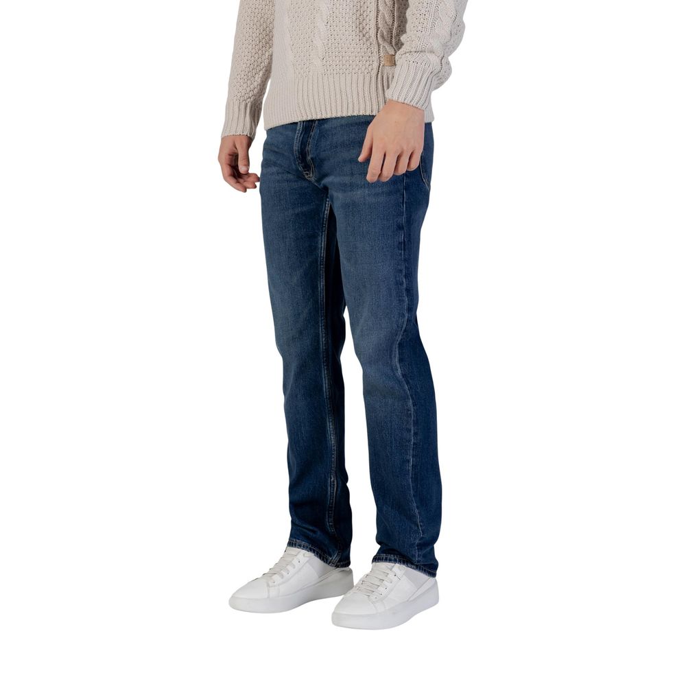 Calvin Klein Jeans Black Cotton Relaxed Fit Jeans | Regal Royce
