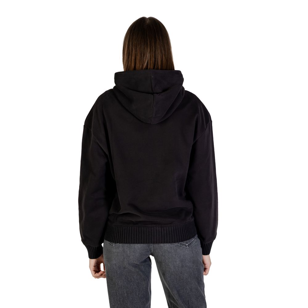 Calvin Klein Jeans Black Cotton Hoodie | Regal Royce