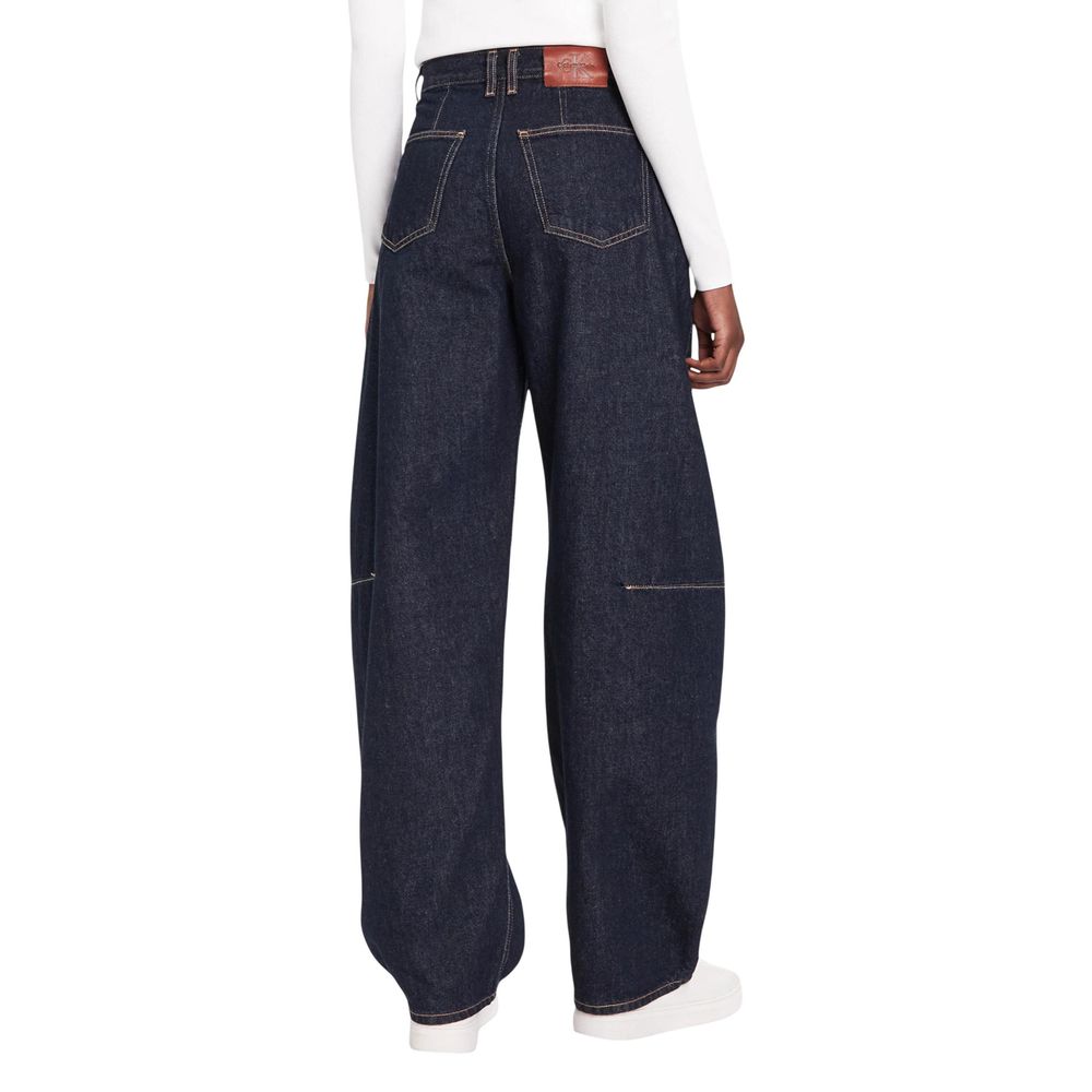 Calvin Klein Jeans Blue Cotton Mom Jeans | Regal Royce