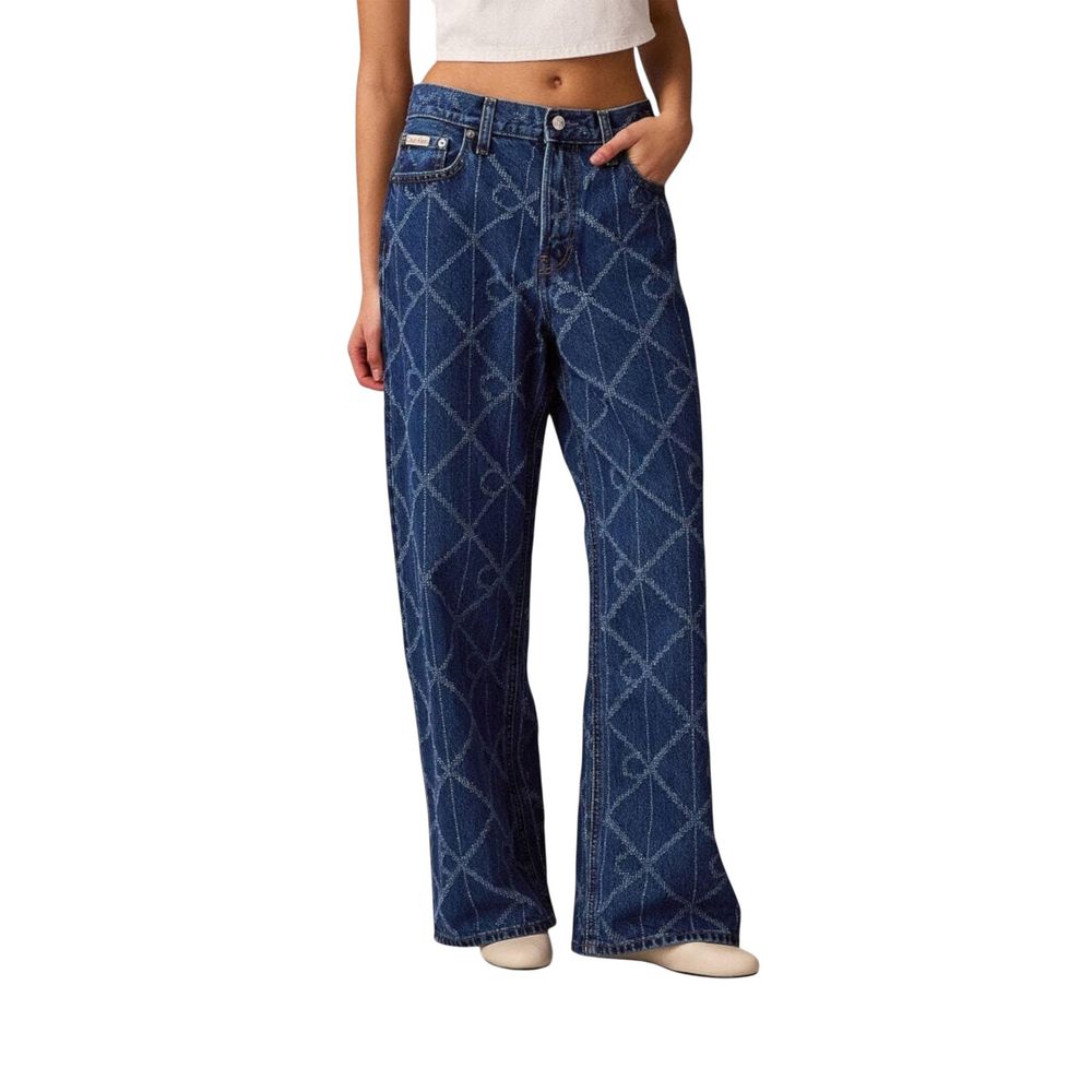 Calvin Klein Jeans Blue Cotton Boyfriend Jeans | Regal Royce