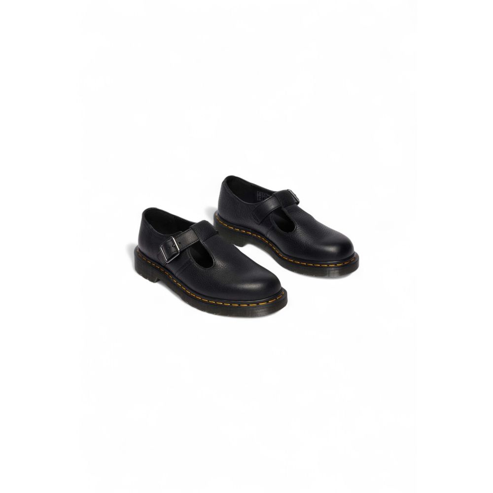 Dr. Martens Black Leather Platform Pumps | Regal Royce