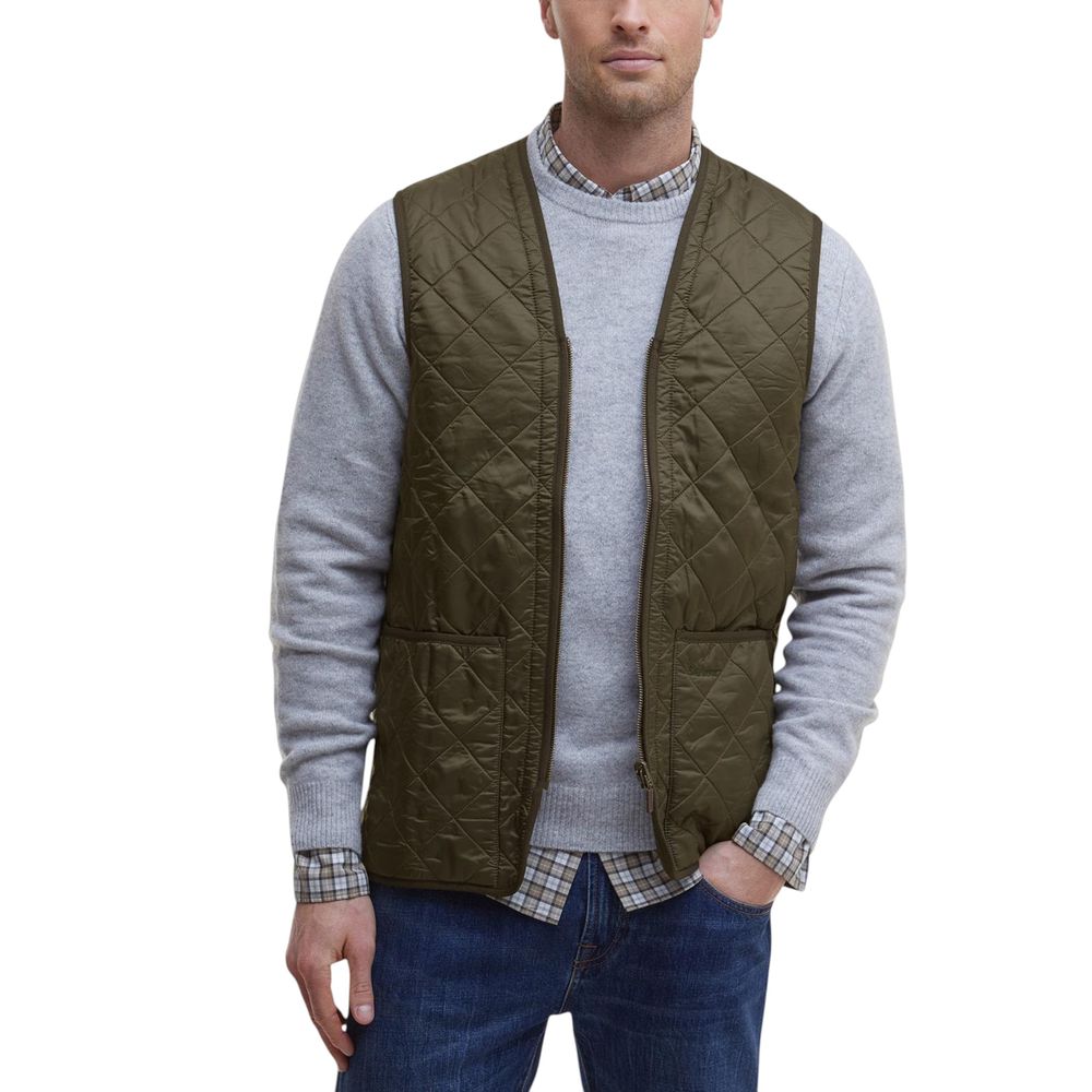 Barbour Green Polyamide Sleveless Jacket | Regal Royce