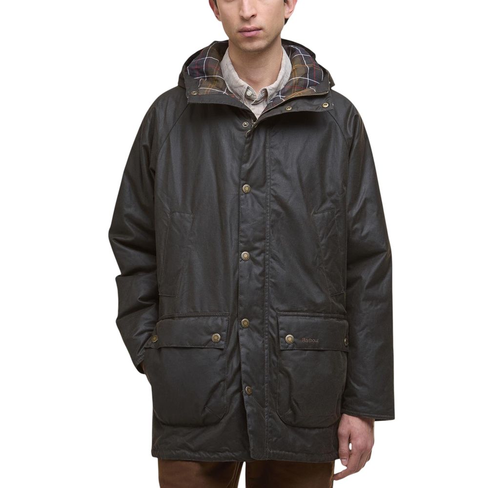 Barbour Green Cotton Parka | Regal Royce