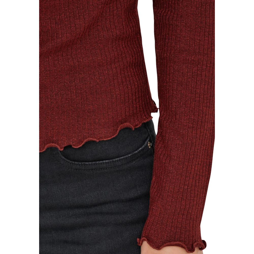 Only Red Organic Cotton Long Sleeve T-Shirt | Regal Royce